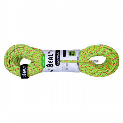 Half climbing rope coil